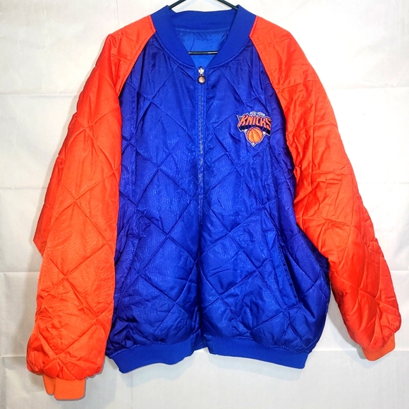 NY Knicks USG NBA Store Reversible Varsity Jacket size 3XL - Picture 1 of 13
